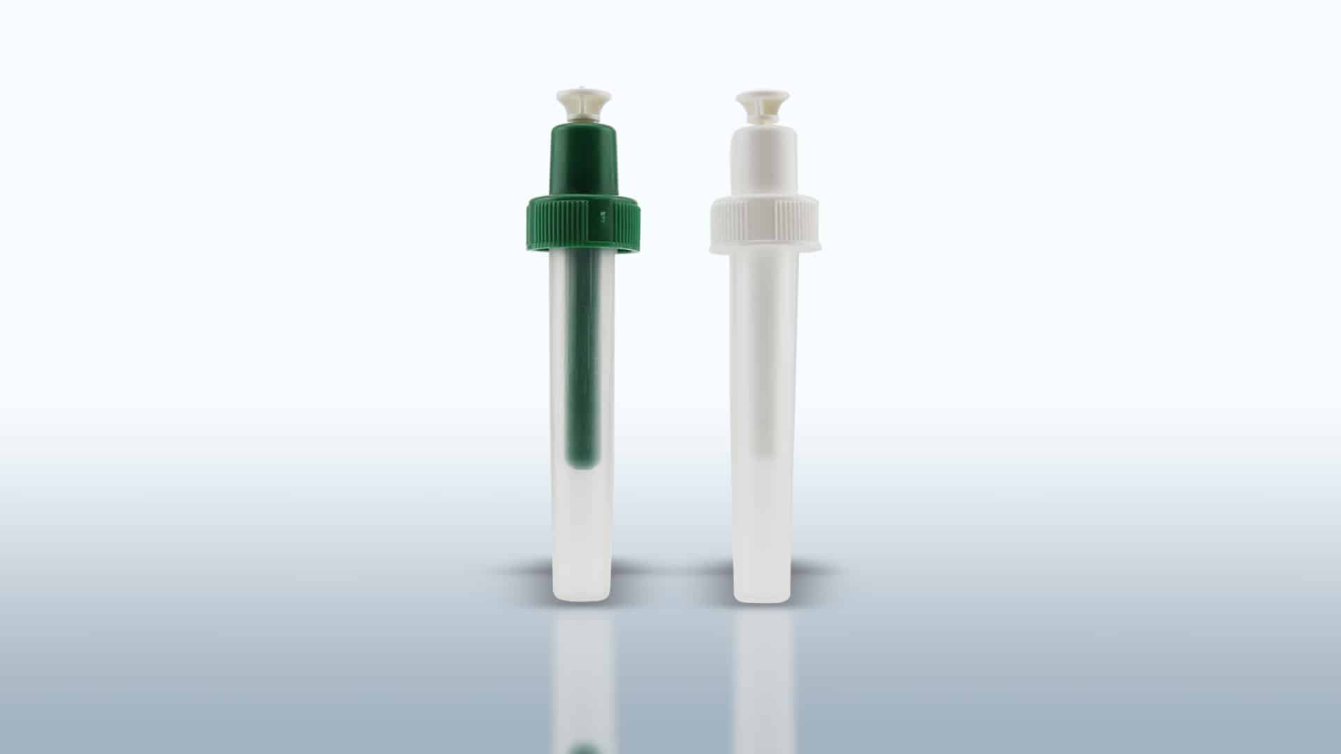 Drops dosing systems with dosing plunger and cover.